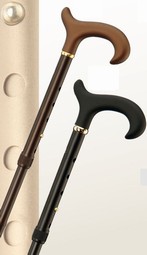 Gastrock foldable lightweight cane with soft Derby handle (2 models)