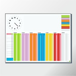 Whiteboard board with Robust watch