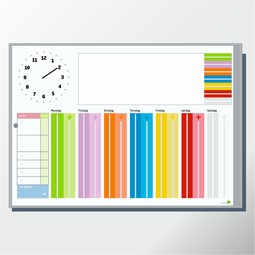 Whiteboard board with Robust watch