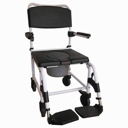 Toilet/bathing chair with wheels Toilet/bathing chair with wheels