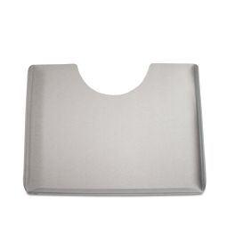 R82 Tray with edge, for wheelchairs: Grey plastic