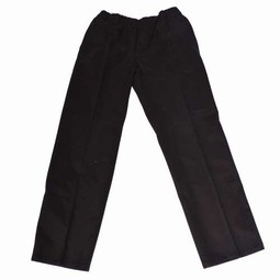 Pants with an elastic waistband