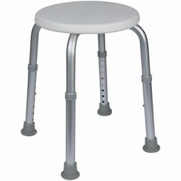 Chair for the bathroom, round seat