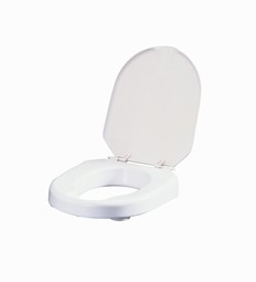 Etac Hi-Loo, raised toilet seat with brackets incl. lid  - example from the product group toilet seat inserts without attachment