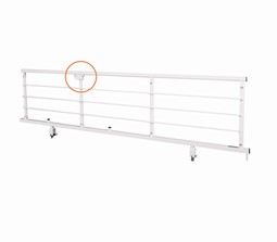 User-operated Side Rail for the OPUS 1CW-serie (care beds)