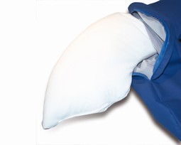 Systam removeable back cushion for half-moon cushion