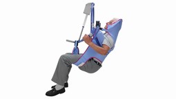 Arjo, Toilet Sling with Head Support - 4-point