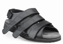 New Feet Wide Therapy Sandals Black