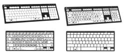 Braille/PC Keyboard  - example from the product group braille keyboards