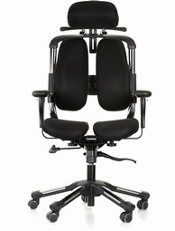 Office chair with pressure relief seat