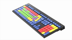 Pedagogy Learning Keyboard  - example from the product group keyboards with visually distinct keys