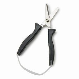 Self-opening childrens scissors with band