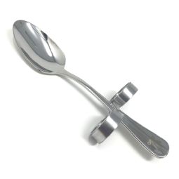 Spoon with support rings