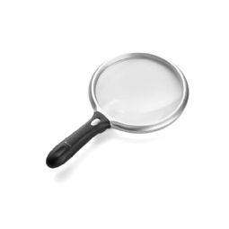 Classic magnifying glass with light Classic magnifying glass with light
