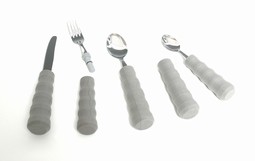 Easygrip cutlery. Without Grip