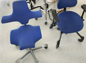 Photo of different types of work chairs and office chairs.