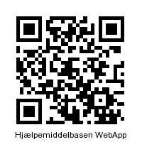 QR-kode Hjælpemiddelbasens WebApp