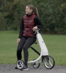Illustration til Movu Trehjulsrollator med sædehøjde på 65 cm