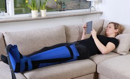 Apodan Lympha Press Benmanchet med velcro-lukning, multikammer Apodan Lympha Press Benmanchet med velcro-lukning, multikammer
