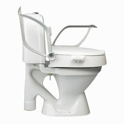 Etac Cloo fastmonteret toiletforhøjer med armlæn