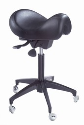 Chiroform Sadelstol - eksempel fra produktgruppen ståstøttestole Chiroform Sadelstol - eksempel fra produktgruppen ståstøttestole