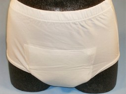 Trusse Dame/Herre (unisex) med indsyet absorberende indlæg Trusse Dame/Herre (unisex) med indsyet absorberende indlæg