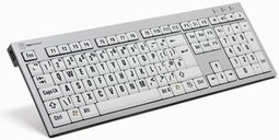 LogicKeyboard Sort på hvid