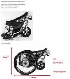 Trekinetic GTE Elektrisk Terrængående Kørestol
