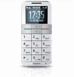 emporiaELEGANCE mobiltelefon - velegnet ved høre- el. synsnedsættelse