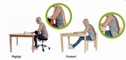 Sanus Sundhedsstol: Ergonomisk stol til vuggestue-/børnehavepersonale - klik for at se billedet i fuld størrelse - åbner i nyt vindue Sanus Sundhedsstol: Ergonomisk stol til vuggestue-/børnehavepersonale