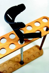 Albuekrykke, standard, sort - eksempel fra produktgruppen højdeindstillelige albuestokke med ikke-indstillelig albuestøtte Albuekrykke, standard, sort - eksempel fra produktgruppen højdeindstillelige albuestokke med ikke-indstillelig albuestøtte