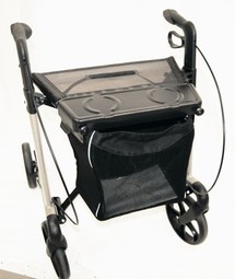 Plastiklåg over indkøbsnet til rollator Plastiklåg over indkøbsnet til rollator