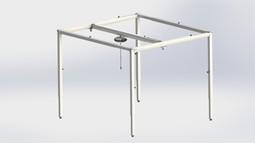 Mobile Flex/4-pæls system/4000x3000 travers/m. Luna løftemodul - eksempel fra produktgruppen stationære fritstående løftere Mobile Flex/4-pæls system/4000x3000 travers/m. Luna løftemodul - eksempel fra produktgruppen stationære fritstående løftere