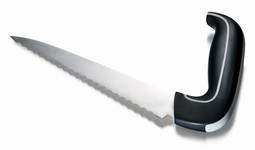 Ergonomisk brødkniv med takker Ergonomisk brødkniv med takker