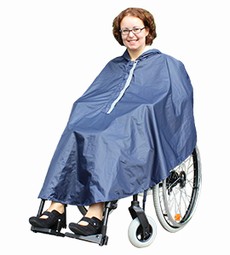 Regnslag, Poncho med hætte