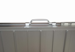 Foldbar kørestolsrampe i aluminium, fås i fire længder