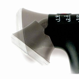 Sammenklappelig stok med lys og alarm - klik for at se billedet i fuld størrelse - åbner i nyt vindue Sammenklappelig stok med lys og alarm