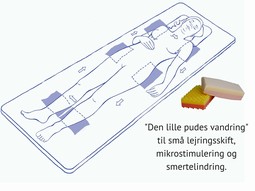 Topmadras til Smertelindring m. betræk og pudesæt,vælg til borgervægt