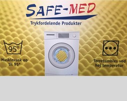 Topmadras til Smertelindring m. betræk og pudesæt,vælg til borgervægt