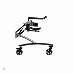 Caddy EVO - Rygstøtte, m. 4 drejelige hjul