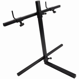 Rollatorholder model C  - eksempel fra produktgruppen rollatorstativer monteret på kørestole