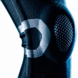 Knæbandage med stålfjedre 3-lags vævet materiale LP-170XT - klik for at se billedet i fuld størrelse - åbner i nyt vindue Knæbandage med stålfjedre 3-lags vævet materiale LP-170XT