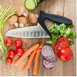 Ergonomisk grøntsagskniv - eksempel fra produktgruppen urteknive Ergonomisk grøntsagskniv - eksempel fra produktgruppen urteknive