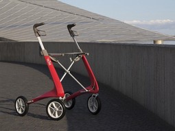 Udendørs Letvægtsrollator Carbon Ultralight fra byAcre