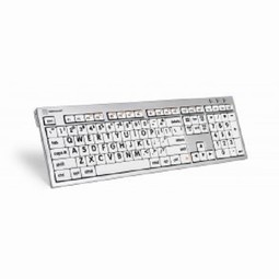 LogicKeyboard Mac Sort på Hvid LogicKeyboard Mac Sort på Hvid