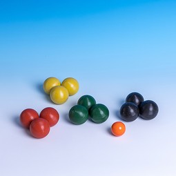 Petanque Light, sæt med 12 lette kugler