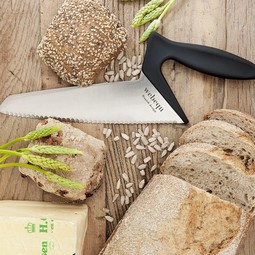 Brødkniv - Sort - Soft touch Brødkniv - Sort - Soft touch