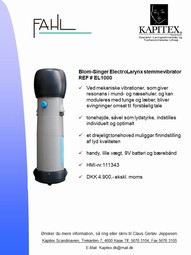 Blom-Singer ElectroLarynx stemmevibrator Blom-Singer ElectroLarynx stemmevibrator