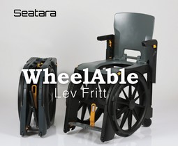 WheelAble foldbar bade- og bækkenstol med taske WheelAble foldbar bade- og bækkenstol med taske