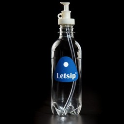 Letsip flaske med tungestopper Letsip flaske med tungestopper